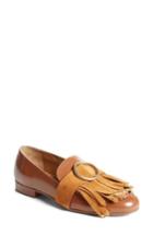 Women's Chloe Olly Fringe Flat Us / 40eu - Brown