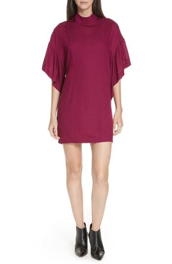 Women's Iro Thiefya Ruffle Sleeve Dress Us / 34 Fr - Pink