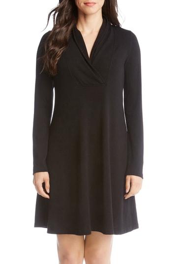 Women's Karen Kane Taylor Surplice Neck Swing Dress