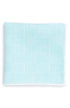 Men's Robert Talbott Plaid Linen Pocket Square