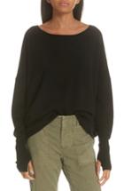 Women's Nili Lotan Odeya Cashmere Sweater - Black