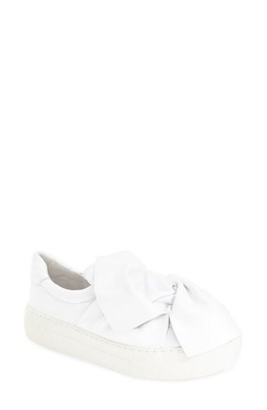 Women's Jslides 'annabelle' Platform Sneaker M - White