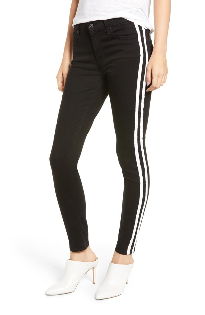 Women's 7 For All Mankind B(air) Stripe Ankle Skinny Jeans