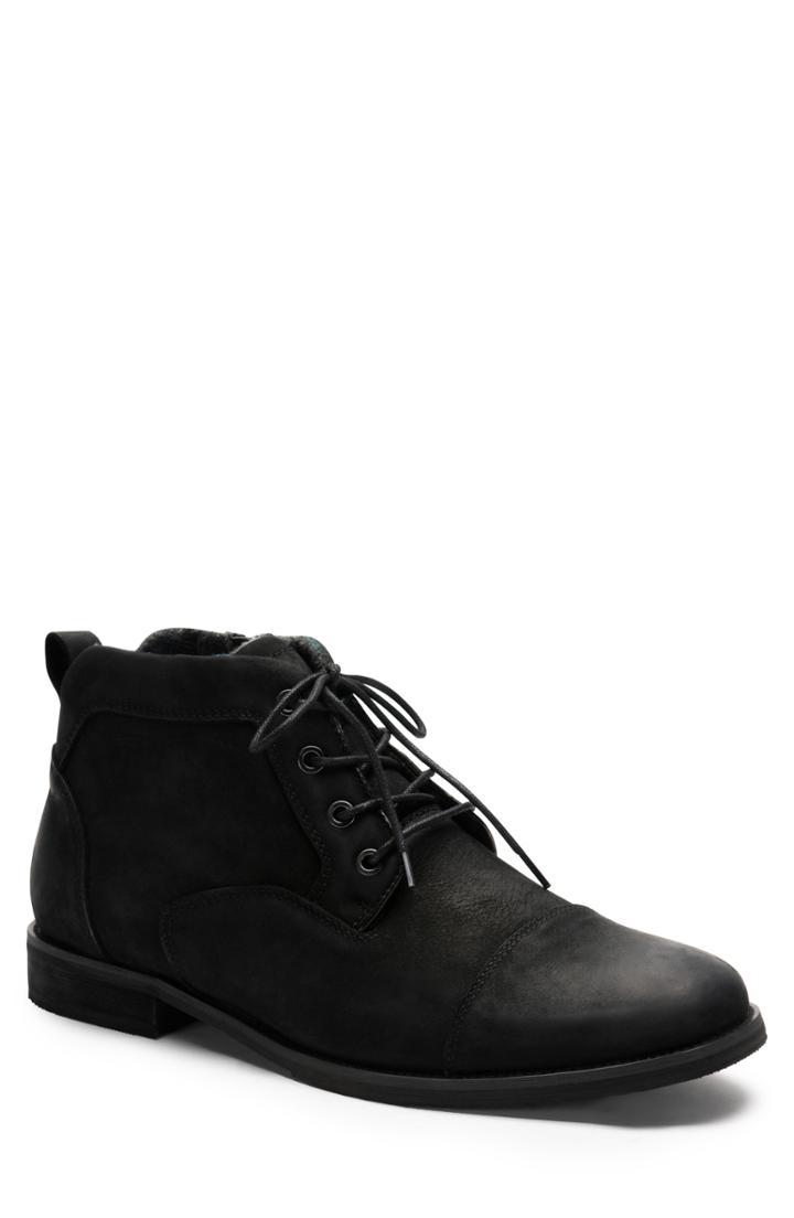 Men's Blondo Bill Cap Toe Faux Fur Chukka Boot M - Black