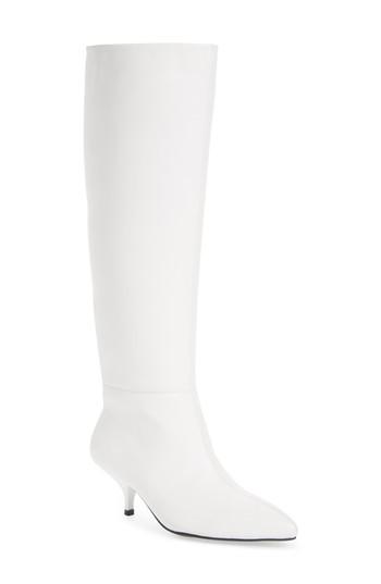 Women's Jeffrey Campbell Germany Knee High Boot M - White