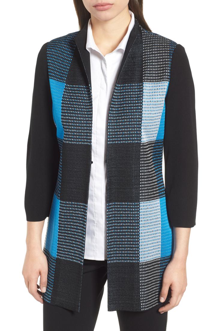 Women's Ming Wang Plaid Jacket