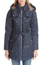 Women's Burberry Baughton 18 Quilted Coat - Blue
