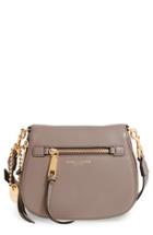 Marc Jacobs Small Recruit Nomad Pebbled Leather Crossbody Bag - Beige