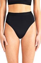 Women's Beth Richards Kim High Waist Bikini Bottoms - Black