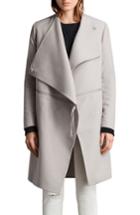 Women's Allsaints Ora Zip Coat - Grey