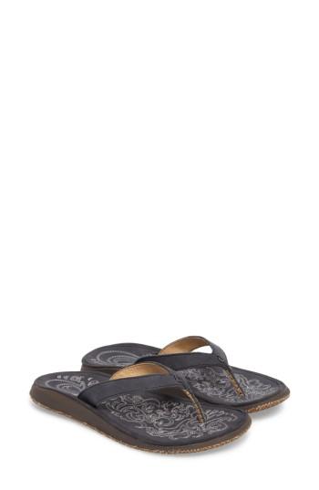 Women's Olukai 'paniolo' Thong Sandal M - Blue