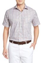 Men's Peter Millar Coastline Fit Tattersall Plaid Sport Shirt