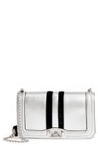 Rebecca Minkoff Love Velvet Stripe Metallic Leather Crossbody Bag -