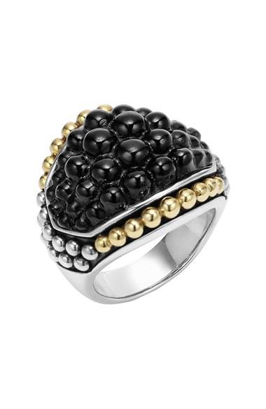 Women's Lagos 'black Caviar' Dome Ring