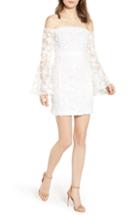 Women's Endless Rose Off The Shoulder Lace Minidress - White