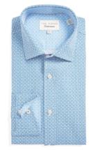 Men's Ted Baker London Tucker Trim Fit Dress Shirt .5 32/33 - Blue