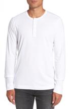 Men's Paige Garrett Long Sleeve Henley, Size - White