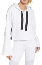 Women's Alala Stance Bell Sleeve Crop Hoodie - White