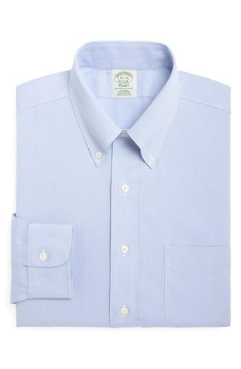 Men's Brooks Brothers Trim Fit Houndstooth Dress Shirt