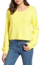 Women's Somedays Lovin Clover Fields Chenille Sweater - Yellow