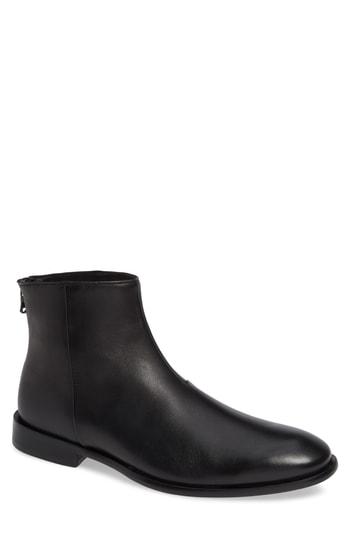 Men's John Varvatos Star Usa Nyc Back Zip Boot M - Black