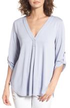 Women's Henley - Blue