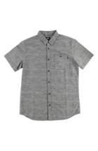 Men's O'neill Woods Short Sleeve Camp Shirt - Grey