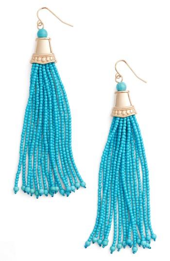 Women's Adia Kibur Beaded Tassel Earrings