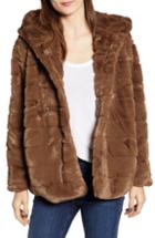 Women's Apparis Goldie Faux Fur Hooded Jacket - Brown