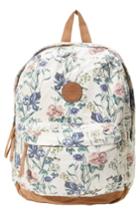 O'neill Shoreline Floral Print Backpack - White