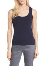 Women's Anne Klein New York Sleeveless Knit Tank, Size - Blue