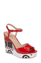 Women's Kate Spade New York Dora Wedge Sandal .5 M - Red