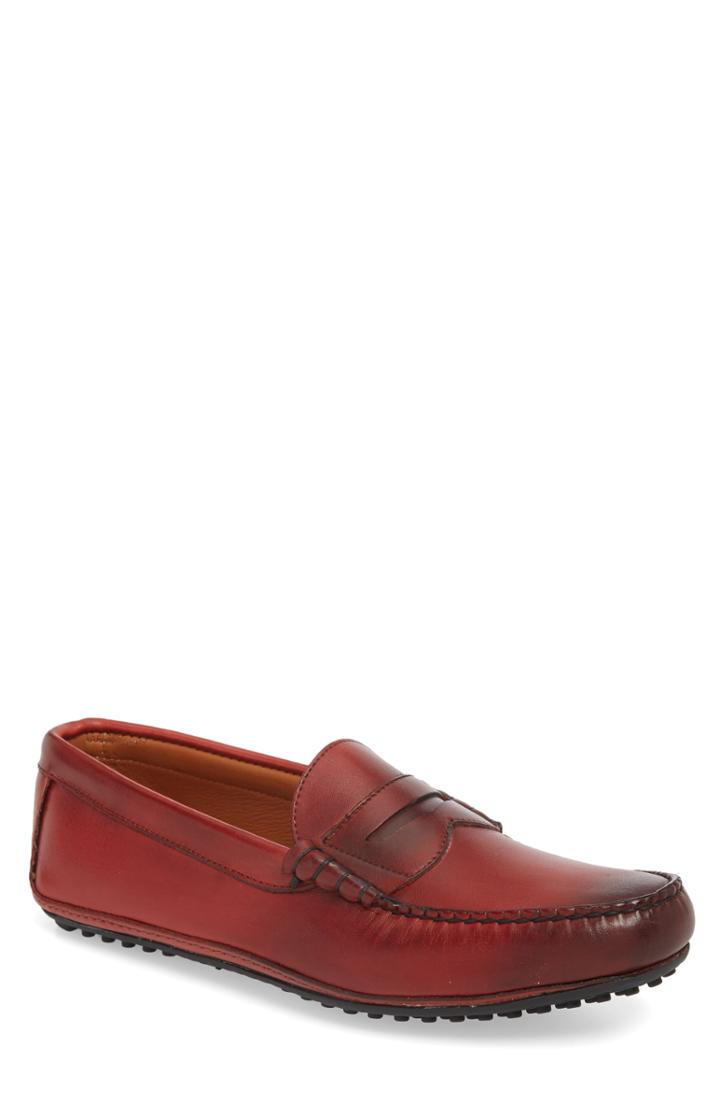 Men's Allen Edmonds Siesta Key Penny Loafer .5 D - Red