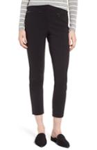 Women's Nordstrom Signature Exposed Zip Knit Pants - Black