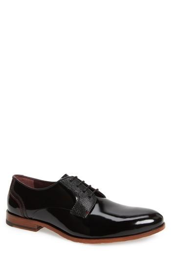 Men's Ted Baker London Irontp Plain Toe Derby M - Black