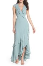 Women's C/meo Be About You Ruffle Gown - Green