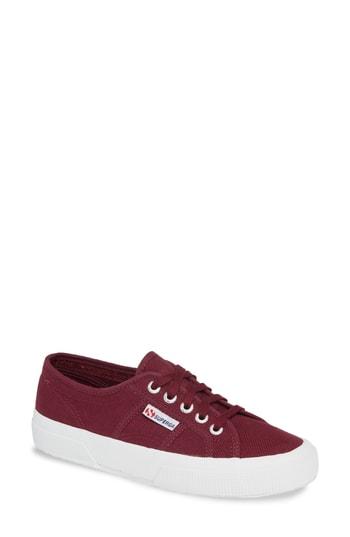 Women's Superga 'cotu' Sneaker .5us / 37eu - Burgundy