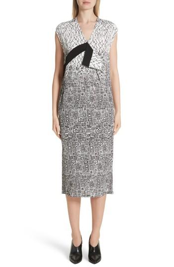 Women's Colovos Ribbon Sleeveless Sheath Dress - White