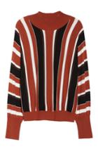 Women's Leith Stripe Dolman Sleeve Sweater - Brown
