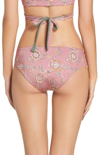 Women's Leith Reversible Hipster Bikini Bottoms - Pink