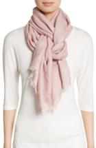 Women's Max Mara Sante Wool, Cotton & Silk Scarf, Size - Beige