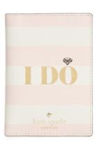 Kate Spade New York Wedding Belles - I Do/i Did Leather Passport Holder -