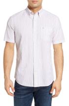Men's Southern Tide Stripe Seersucker Sport Shirt - White