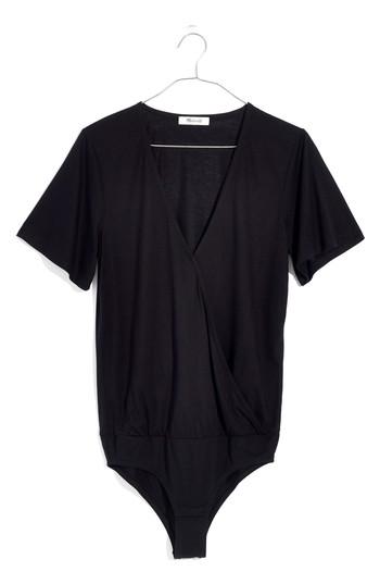 Women's Madewell Faux Wrap Bodysuit