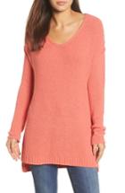 Women's Caslon Tunic Sweater - Coral