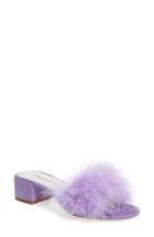 Women's Jeffrey Campbell 'beaton' Slide Sandal .5 M - Purple