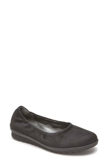 Women's Rockport Chenole Ballet Flat W - Black