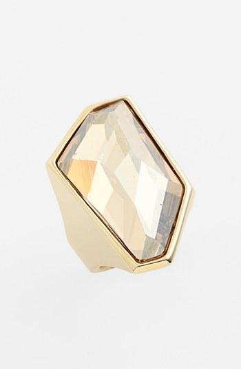 St. John Collection Crystal Cocktail Ring Light