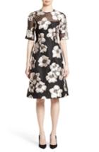 Women's Lela Rose Holly Fil Coupe Fit & Flare Dress