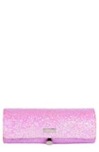 Skinnydip Pink Glitsy Brush Roll, Size - No Color
